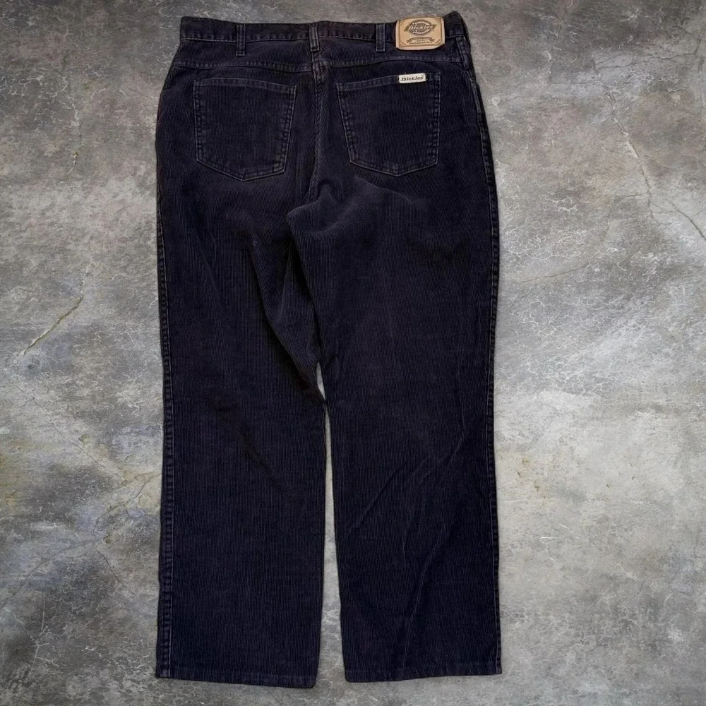Vintage Dickies Corduroy Pants Men's Size 35x27.5 Classic Workwear Talon 80s 90s